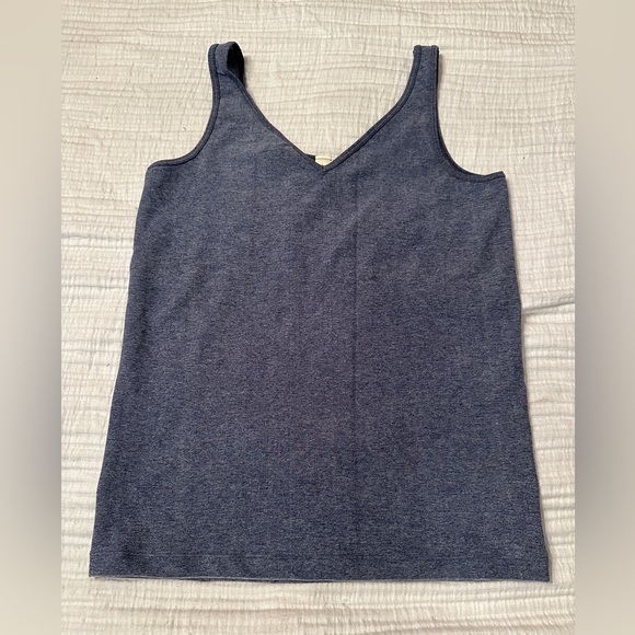 Eloise Anthropologie Blue Seamless Tank - NWOT - Size L - Picture 1 of 6